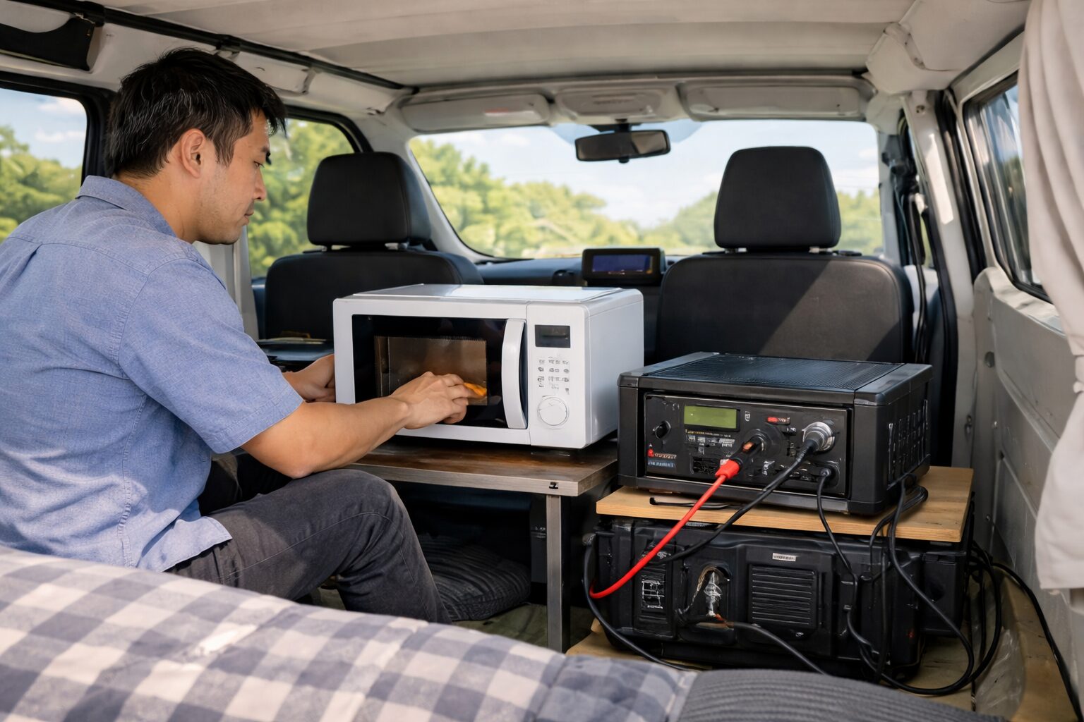 小型電子レンジを車載で使うための条件と注意点を完全解説